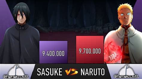 Sasuke Vs Naruto All Forms Power Levels 2022 Youtube