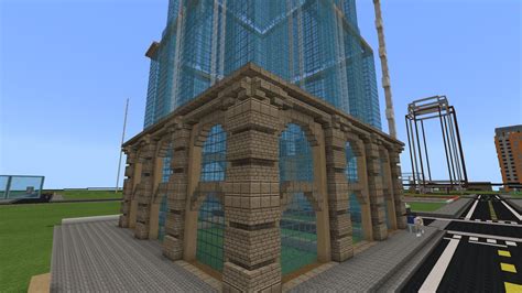 Was Working On The Base Of This Skyscraper In Downtown Lazuli City I