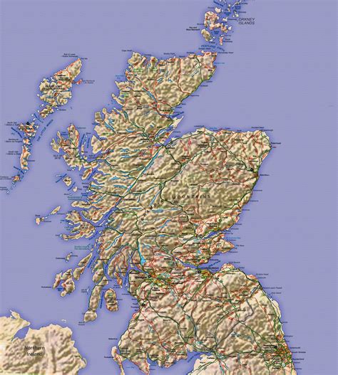 Tourist Road Map Of Scotland Pdf Download Best Tourist Places In The