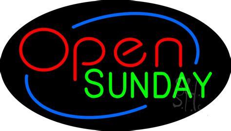 Let us know using the comments below and we will add them to the list of Open Sunday Animated Neon Sign - Business Neon Signs ...