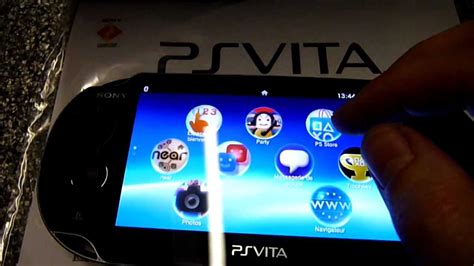 Test Du Menu Live Area De La Ps Vita Hd Youtube