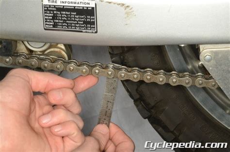Do you need to service a yamaha wr250r wr250x motorcycle? Drive Chain Adjustment | CYCLEPEDIA Yamaha WR250R and ...