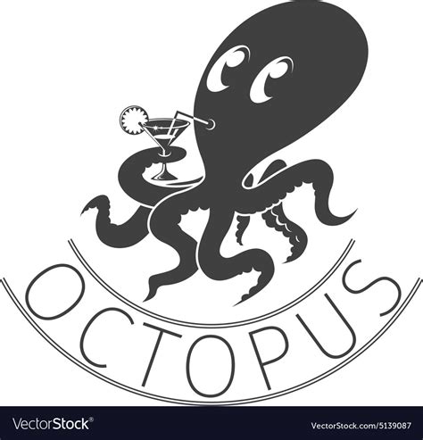 Octopus Logo Royalty Free Vector Image Vectorstock