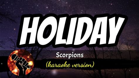 Holiday Scorpions Karaoke Version Youtube