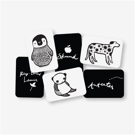 Ways to use black and white infant cards. Art Cards for Baby - Black & White | Visual development, High contrast and Card printing