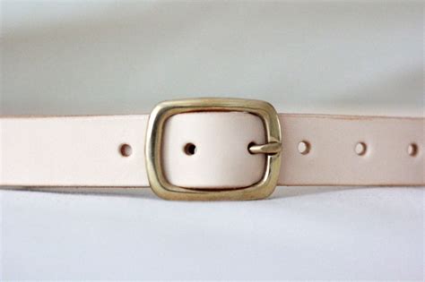 Handmade Leather Belt Vegetable Tanned 1 Inch Etsy Australia