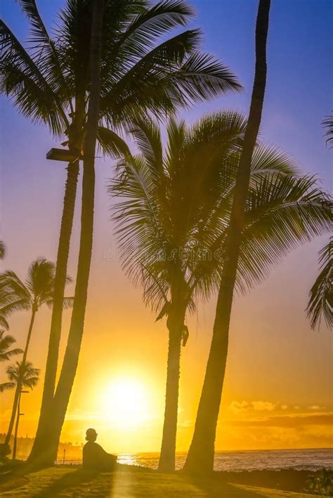 The Sunrise On Kauai Hawaii Stock Image Image Of Ocean Kauai 168476407