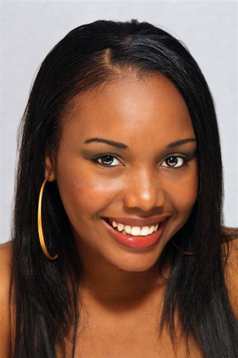 beautiful haitian girl headshot 1 stock image image 19134983