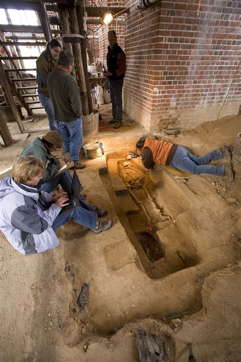 17th Century Grave Inside Brick Chapel Smithsonian Institution