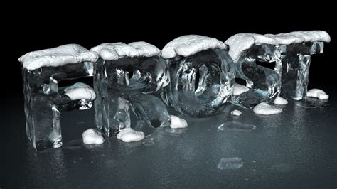 Create A 3d Ice Text Effect With Modo And Photoshop Tutorials Fribly