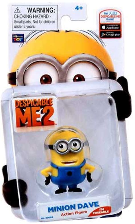 Despicable Me 2 Minion Dave 2 Action Figure Think Way Toywiz