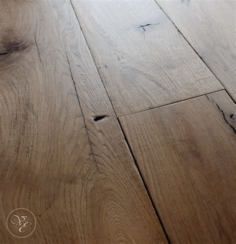 Reclaimed French Oak Planks Sculpted Brushed And Waxed French Oak