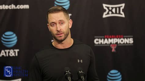 Kliff Kingsbury During The Tuesday News Conference Before Tcu Youtube