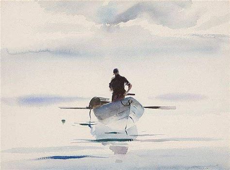 Andrew Wyeth Watercolor Boat Watercolor Landscape Paintings