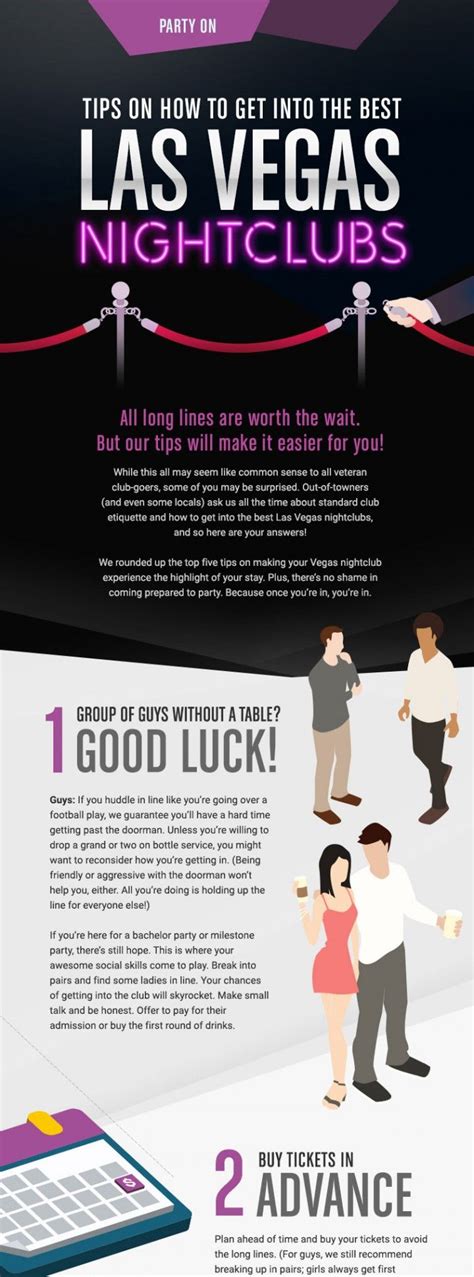 Infographic The Foolproof Guide To Getting Into Vegas Nightclubs Las