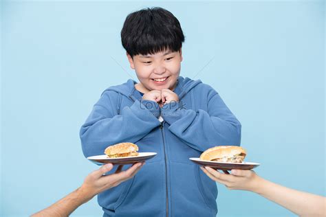 Fat Kid Boy Who Loves To Eat Burger Picture And Hd Photos Free