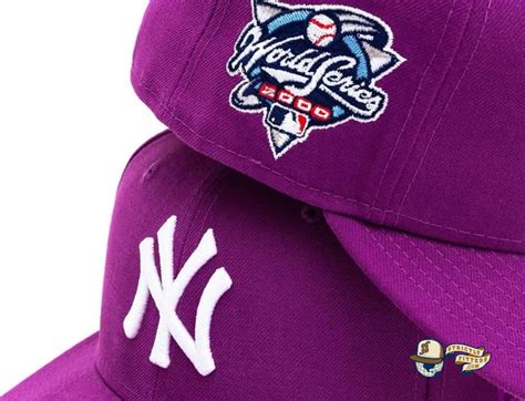 New York Yankees 2000 World Series Purple Pink Bottom 59fifty Fitted