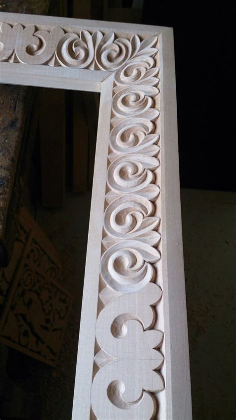 Wood Hand Carved Frame By Mixalis Bechlivanis Wood Carving Furniture