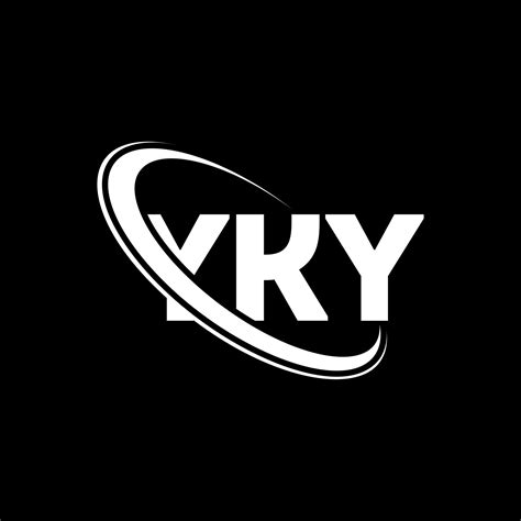 logotipo de yki letra yky diseño del logotipo de la letra yky logotipo de iniciales yky