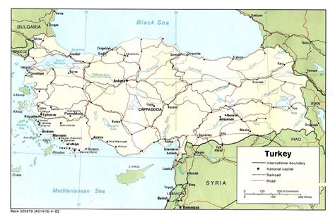 183986 bytes (179.67 kb), map dimensions: Turkije landkaart | Afdrukbare plattegronden van Turkije ...
