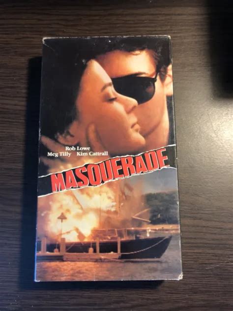 MASQUERADE VHS Rob Lowe Meg Tilly Kim Cattrall Suspense Thriller PicClick