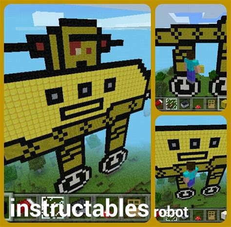 Minecraft Instructables Robot 6 Steps Instructables