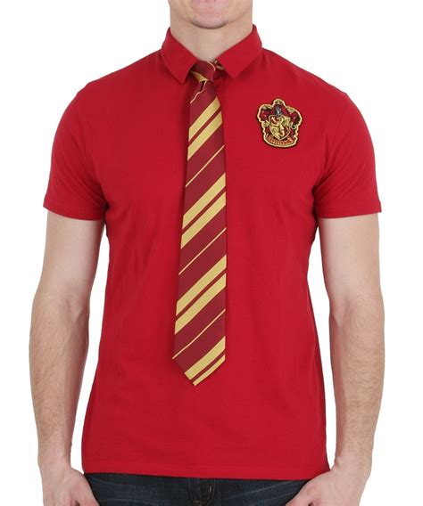 Harry Potter Gryffindor Polo Shirt Medium Mens At Mighty Ape