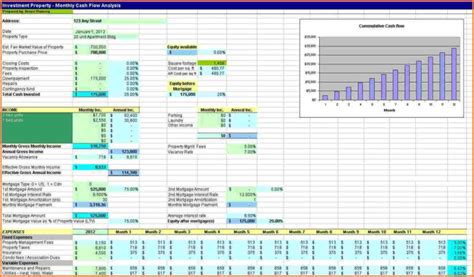 Real Estate Expense Tracking Spreadsheet — Db