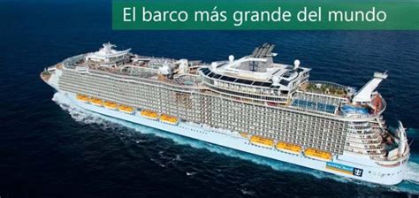 Conoce El Barco Más Grande Del Mundo El Syphony Of The Seas