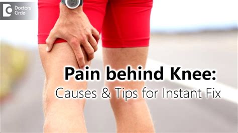 What Causes Sharp Pain Behind Knee How Can It Be Managed Dr