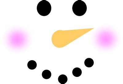 snowman face clipart  clip art