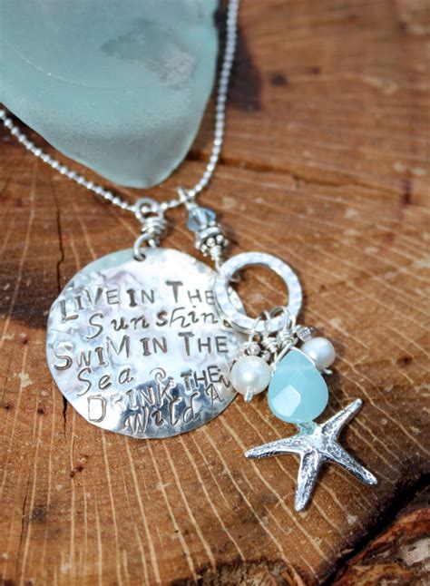 Live In The Sunshine Swim In The Sea Drink The Wild Air Etsy