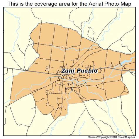 Zuni Tribe Map