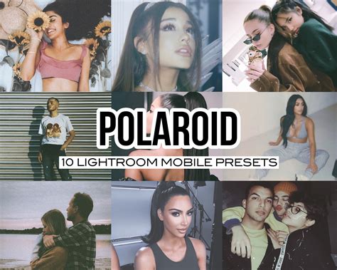 Polaroid Lightroom Mobile Desktop Presets Polaroids Film Vintage