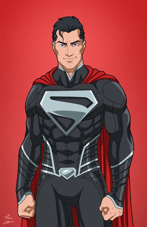 Superman Clark Kent New 52 Black Suit Variant By Gwendolyx10 On