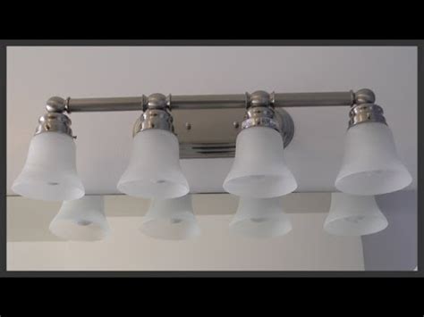 Looking for a good deal on bathroom light? Bathroom vanity light fixture installation - YouTube