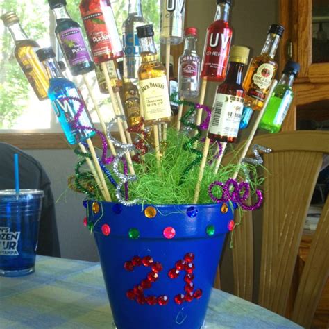 Birthday gifts to mail someone. Perfect birthday gift for someone turning 21. I made this ...
