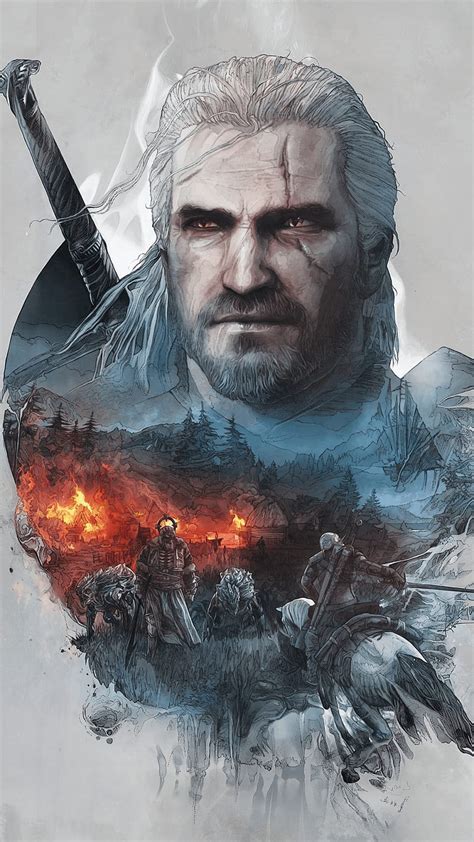 Video Gamethe Witcher 3 Wild Hunt Geralt Of Rivia Mobile Hd Phone