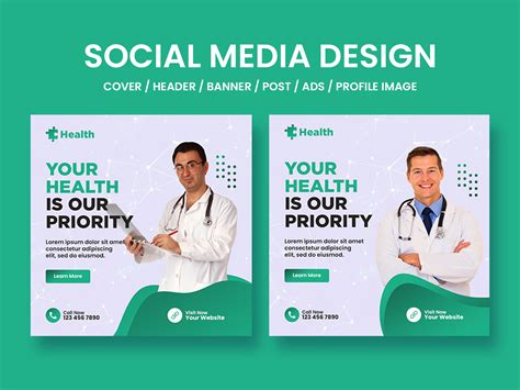 Medical Health Social Media Post Design Social Media Post By Reveal