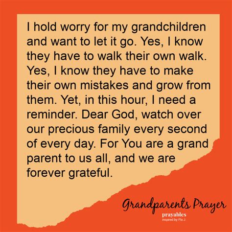 Prayer Grandparents Prayer Prayables