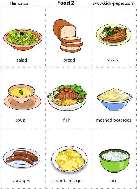 11 Food Flashcards Ideas Flashcards Food Flashcards English Vocabulary