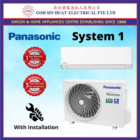 Bulky Panasonic 3 Ticks Single Split System 1 Air Conditioner CS