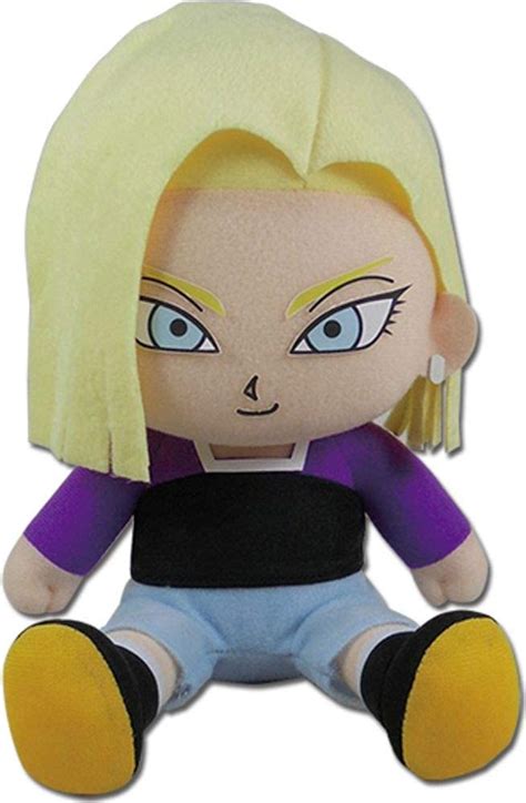 A little smudge on top left due to adhesive, picture also shown. Plush Dragon Ball Z New Android #18 8'' Anime Soft Doll ...