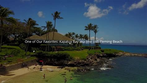 Kapalua Bay Drone Views Youtube