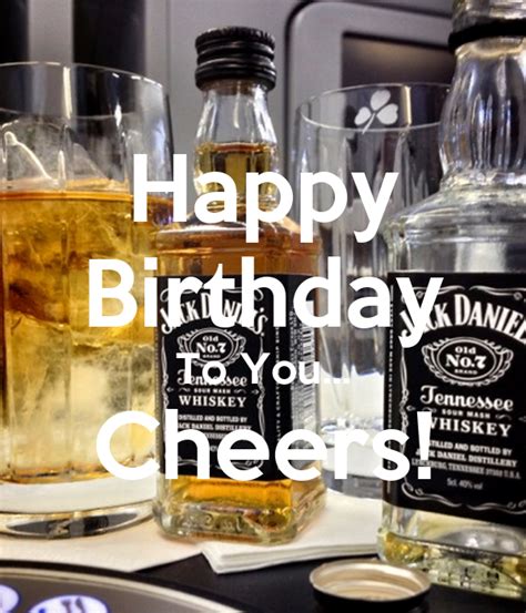 Happy Birthday To You Cheers Poster Tony Keep Calm O Matic