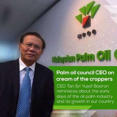 Manufacturer, trading company, buying office, agent, distributor/wholesaler, government ministry/bureau/commission, association. Palm oil council CEO on cream of the croppers - Palm Oil Today