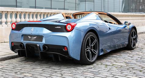 Ferrari 458 speciale aperta #carlover? Ferrari 458 Speciale A: An $850K Baby Blue Dream Come True ...