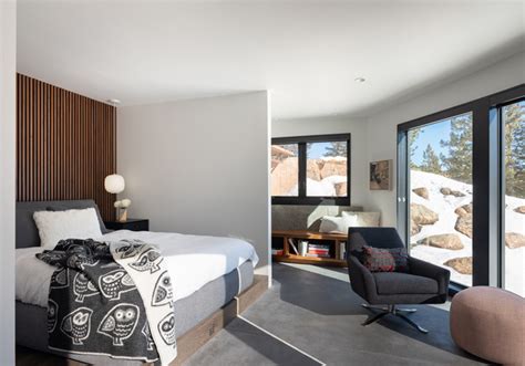 Modern Mountain Cabin Rustic Bedroom Denver By Hmh Architecture