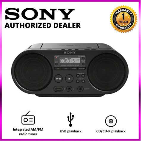 Sony Zs Ps50 Cd Player Boombox Speaker With Usb Audio Playback