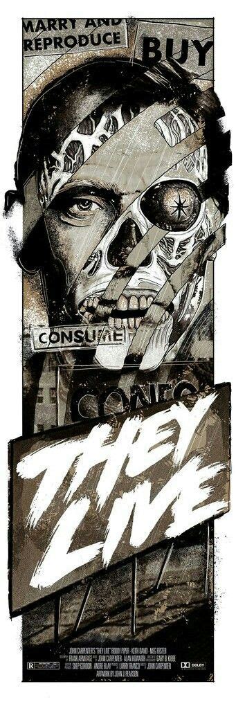 They Live Horror Movie Characters Poster Artwork Horror Art